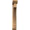 Ekena Millwork Imperial Slat Smooth Bracket w/ Offset Brace, Western Red Cedar, 5 1/2"W x 38"D x 38"H BKT0604X38X38IMP06SWR - alternate 3